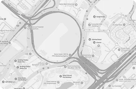 Claritev Dubai Headquarters Map