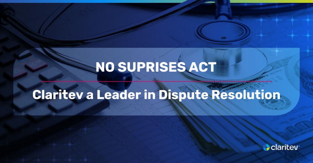 Claritev Demonstrates Market Leadership as Federal No Surprises Act Disputes Reach Record Levels
